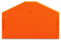 WAGO Abschlussplatte u. Zwischenplatte 280-313 orange