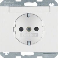 BERKER Steckdose SCHUKO 47387009 polarweiss glänzend