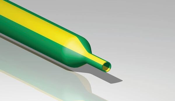 CIMCO Schrumpfschlauch 50,0/25,0mm 5m 2:1 Beutel gr&uuml;n/gelb