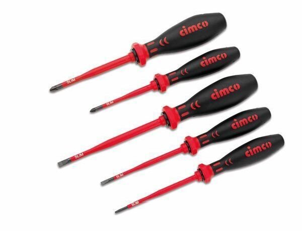 CIMCO VDE-Elektriker-Schraubendreher-Set SLIM 5-teilig