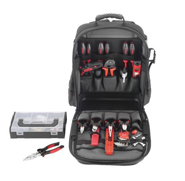 CIMCO Werkzeug-Rucksack Ergo-XL30 ele. 24-tlg. L-Boxx-Mini Ader.