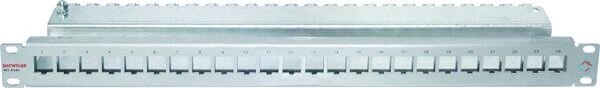 DAETWYLER Patchpanel 19" leer MS-K24 f&uuml;r 24xModule MS-K lichtgrau