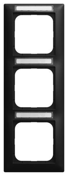 BUSCH-JAEGER Abdeckrahmen 1723 NSK-915 3-fach senkrecht sw matt