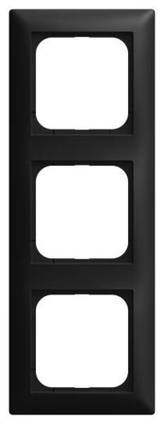 BUSCH-JAEGER Abdeckrahmen 1723-915 3-fach schwarz matt