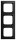 BUSCH-JAEGER Abdeckrahmen 1723-915 3-fach schwarz matt