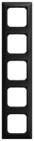 BUSCH-JAEGER Abdeckrahmen 1725-915 5-fach Rahmen schwarz...