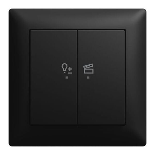 BUSCH-JAEGER LED-Dimmer-Set 62851 UJ-915-WL schwarz matt