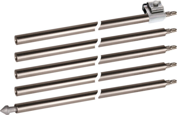 DEHN Tiefenerder-Set DIN 18014 5x1m m. Schlagspitze u. Klemme