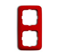 BUSCH-JAEGER Abdeckrahmen 2512-217-101 2fach rot RAL 3020