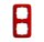 BUSCH-JAEGER Abdeckrahmen 2512-217-101 2fach rot RAL 3020