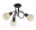 DIRE LED-Deckenleuchte LB25 LOKI 3-flmg 15W 1290lm 3000K Opalglas