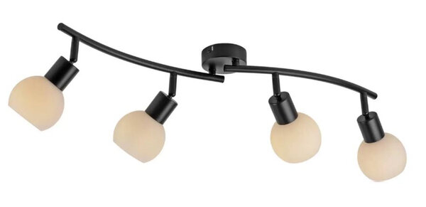 DIRE LED-Deckenleuchte LB25 LOKI 4-flmg 10W 1720lm 3000K Opalglas