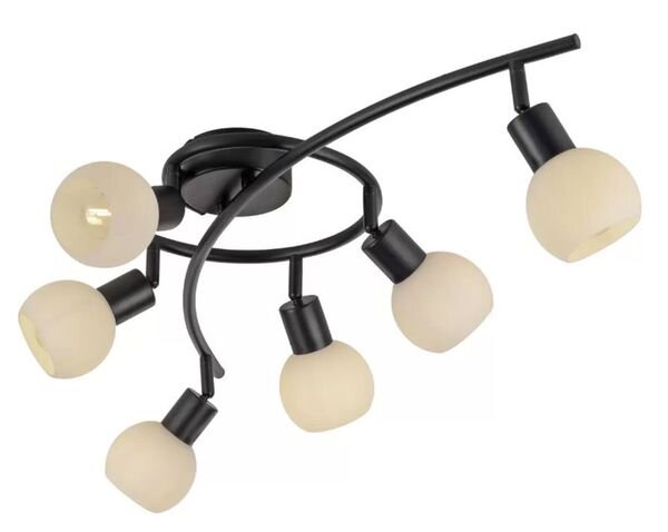 DIRE LED-Deckenleuchte LB25 LOKI 6-flmg 30W 2580lm 3000K Opalglas