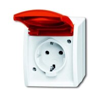 BUSCH-JAEGER Steckdose SCHUKO 20 EW/DVN-54 alpinweiß