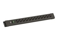 BACHMANN Steckdosenleiste 12xCEE7/3 1xSchalter 2,0m...