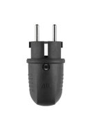 ABL Stecker Orig WSteck 1508 SK+F/B Gummi sw