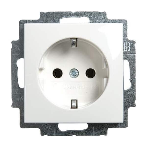 BUSCH-JAEGER Steckdoseneinsatz SCHUKO 20 EUC-914 BULK SI alpinwei&szlig; (PK=100STK)