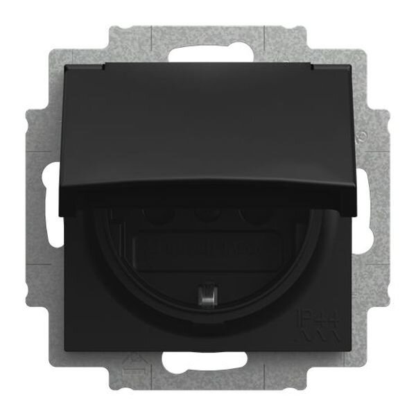 BUSCH-JAEGER Steckdoseneinsatz SCHUKO 20 EUCKBD-915 m.Klappdeckel IP44 Safety+