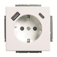BUSCH-JAEGER Steckdose SCHUKO 20 EUCB2USBAC-44G USB-A+C...
