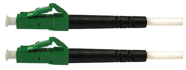 DNTP LWL Patchkabel SM OS2 G657.A2 wei&szlig; simplex 1E9 LC-APC8&deg;/LC-APC8&deg; 15m