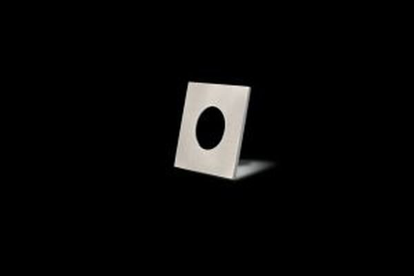 DOTLUX Zierring LB25 f&uuml;r Circle Multi eckig nickel satiniert