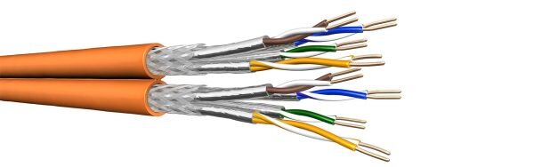 DRAKA Datenkabel Cat7 1000MHz Cca UC900SS 2x4P23 S/FTP LSHF orange TR500