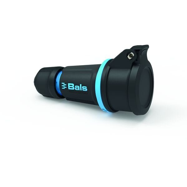 BALS Schutzkontakt-Kupplung IP54 16A 250V Sustainable-Grip blau