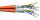 ELMAT Datenkabel Cat7 1000MHz Dca 2x4P23 S/FTP LSHF orange RG100m