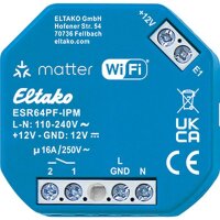 ELTAKO Stromstoß-Schaltrelais m. IP Matter...