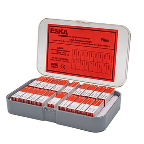 ESKA Sicherungssortiment 360x 5x20mm Feinsicherungen flink sortie
