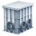 GEWISS Erdeinbaukasten Kunststoff m. Deckel 360x260x320 grau