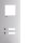 HAGER Frontplatte intercom mono 2 Tasten Edelst 315x150x32