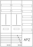ALPHATEC Zählerschrank AZ32BSA-210