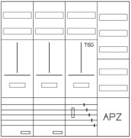 ALPHATEC Zählerschrank AZ42BSA-210