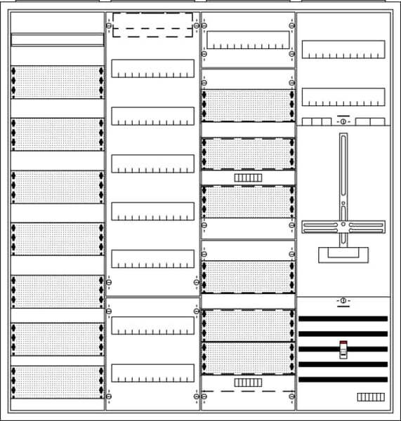 STRIEBEL &amp; JOHN Komplettschrank DA37TG AP Dreipunkt A37 2Z