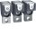 HAGER Klemmen HYW007H x630/P630 Cu/Al 3Pol 2x35-300qmm