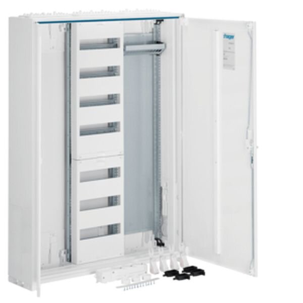HAGER Komplettschrank Multimedia univ. ZB33NW 1V7rMM 1feld 1100x800x205
