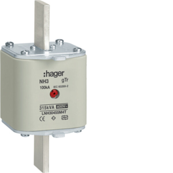HAGER NH-Sicherungseinsatz LNH30455M4T NH3 gTr 400V 315kVA 455A M