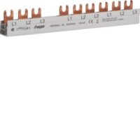 HAGER Phasenschiene KDN363J 3-polig mit Gabelan....