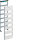 HAGER Verteilereinbausatz UW61U UP 900mm