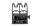 HELLERMANNTYTON Kabelhalter QGDHC5.2-8.0M-PA66W-BK (50)