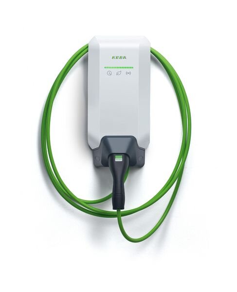 KEBA Wallbox P40 white 11kW 6m RFID MID