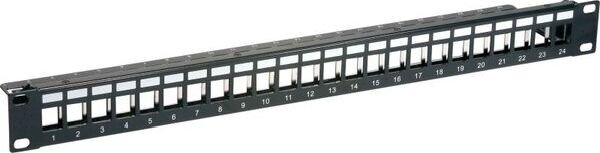 KERPEN 19" Patchpanel Verteilerfeld MegaLine Connect45 24 Port grau