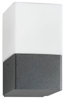 LCD Wandleuchte LB25 1xE27 max 100W 230V Graphit IP44