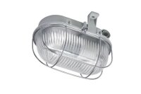 LENA Ovalleuchte Simetal E27 1x42W aufklappbar grau