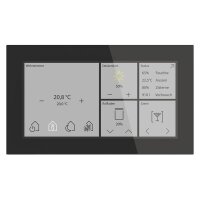 MDT Glastaster Smart 6Zoll KNX Secure schwarz