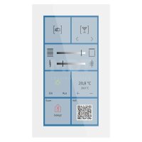 MDT Glastaster Smart Plus 6Zoll KNX Secure weiß