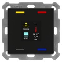 MDT Taster KNX Smart 55 4fach Farbdisplay T-/F-Sens