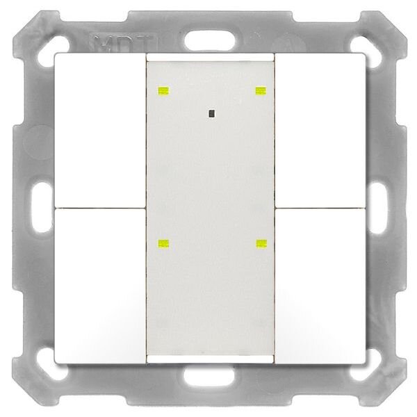 MDT Taster Plus TS 55 4-fach reinwei&szlig; gl&auml;nzend