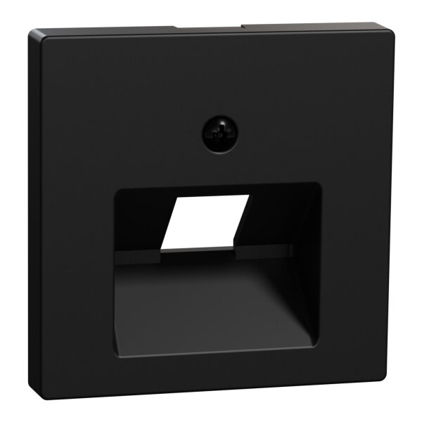 MERTEN Zentralplatte MEG45210403 UAE-Einsatz sw matt System M